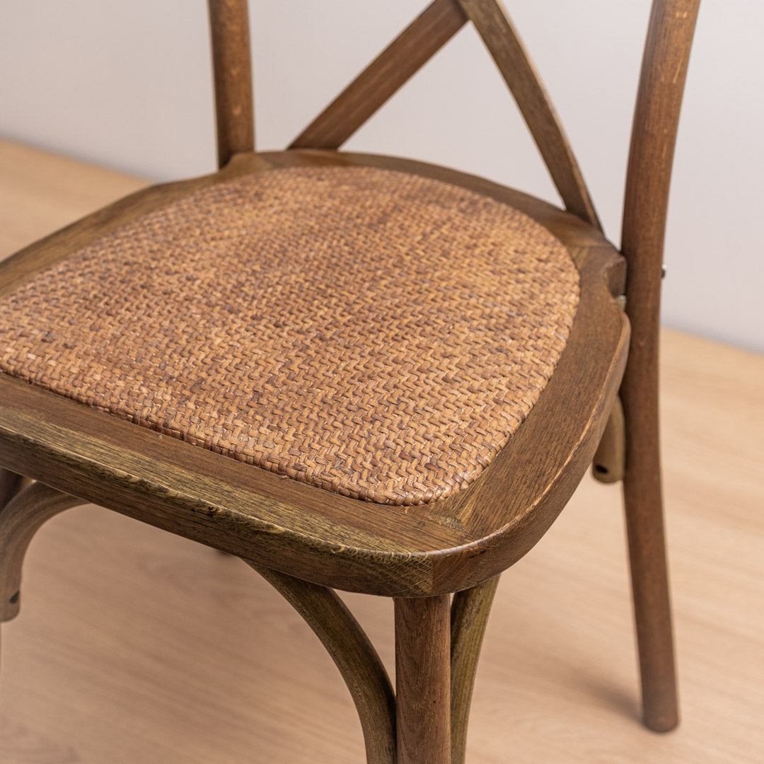 SILLA CROSSBACK ROBLE NOGAL