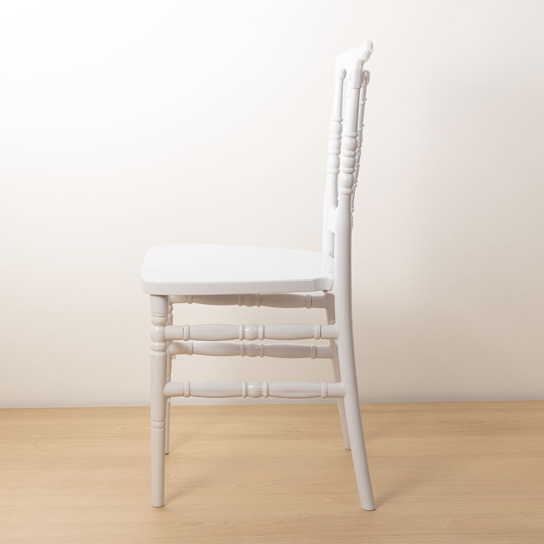 Silla Napoleon Resina Blanca