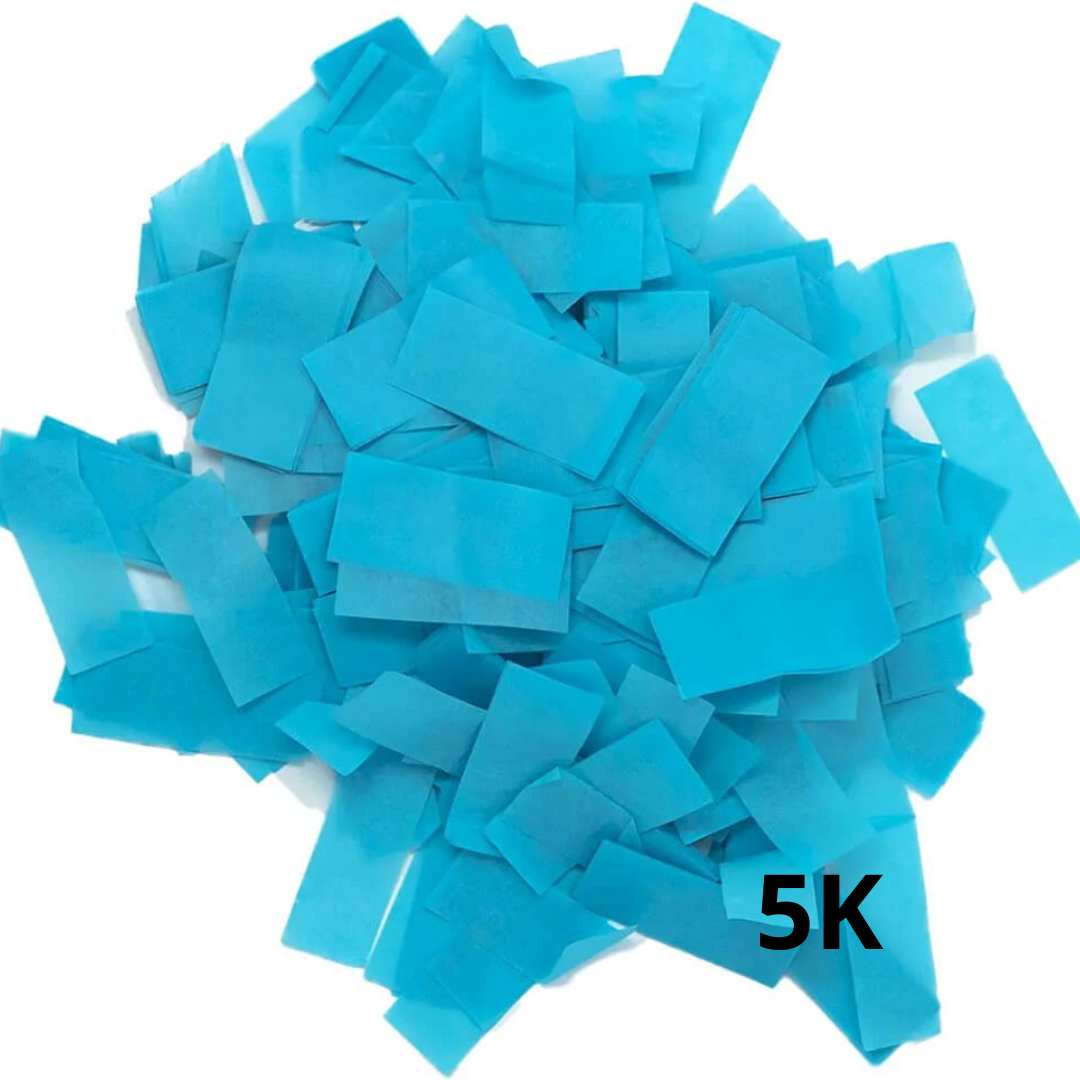 Papel Confetti Celeste (blue) 5K