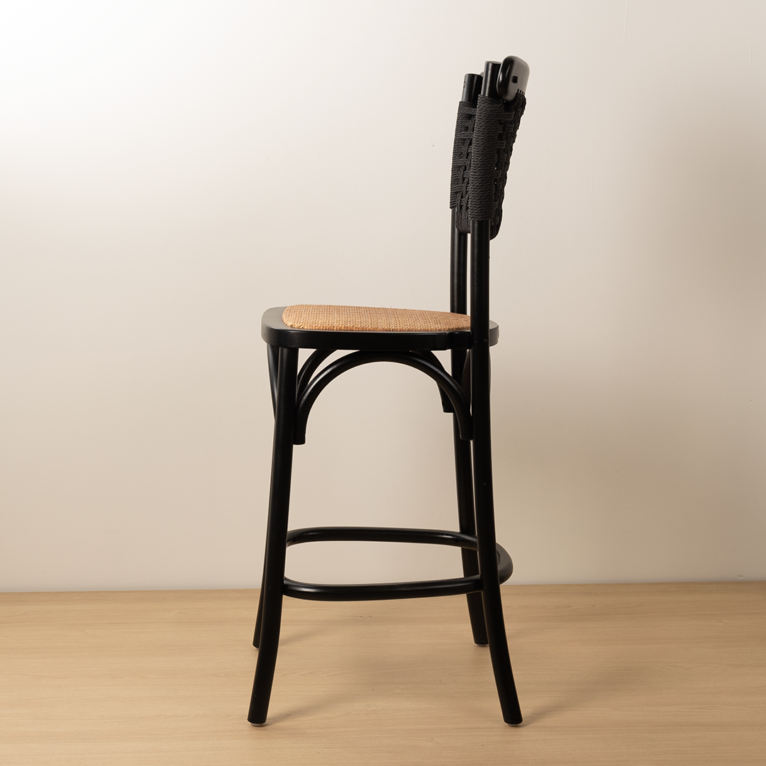 TABURETE LORENZA NEGRO