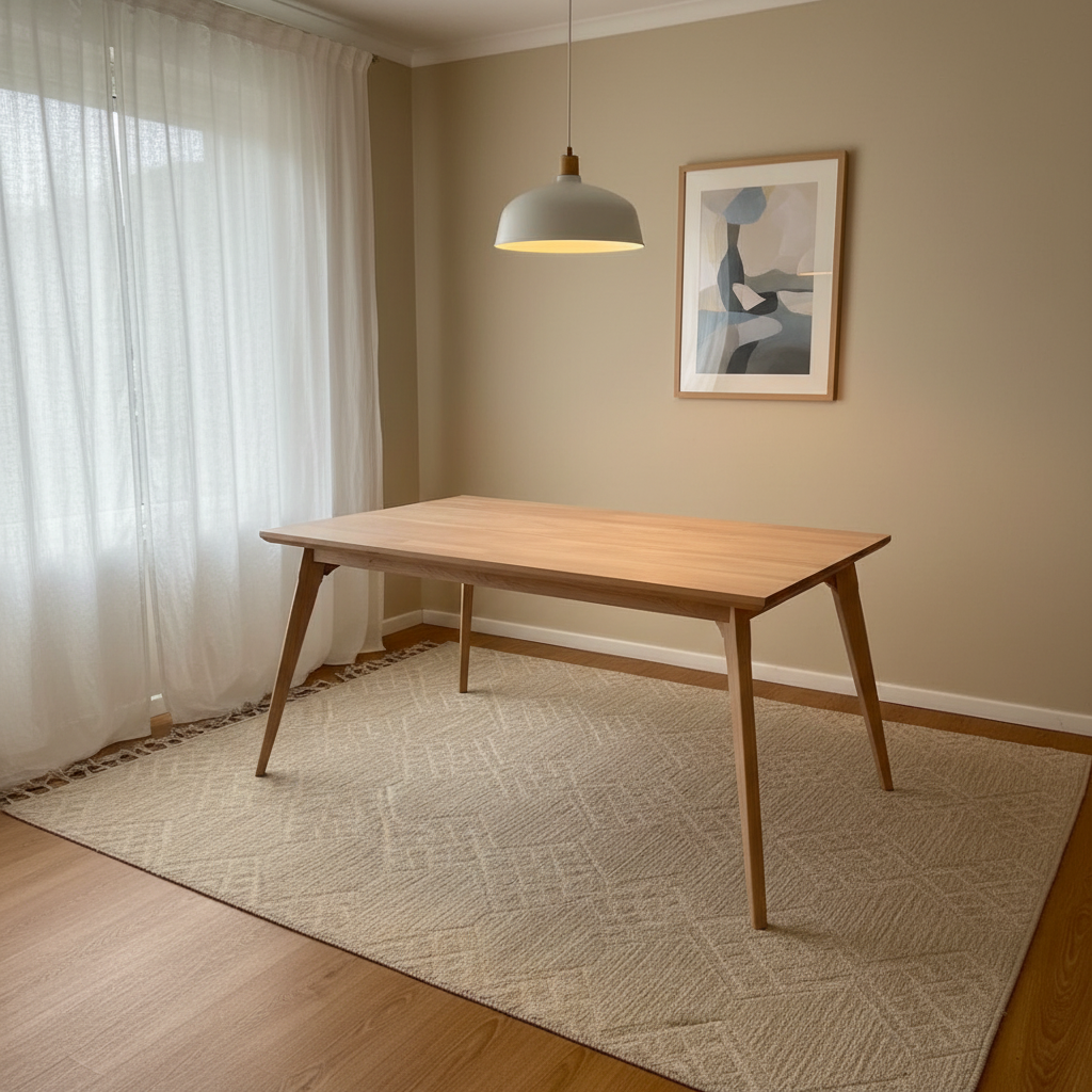 MESA AGATHA LENGA 200x100cm