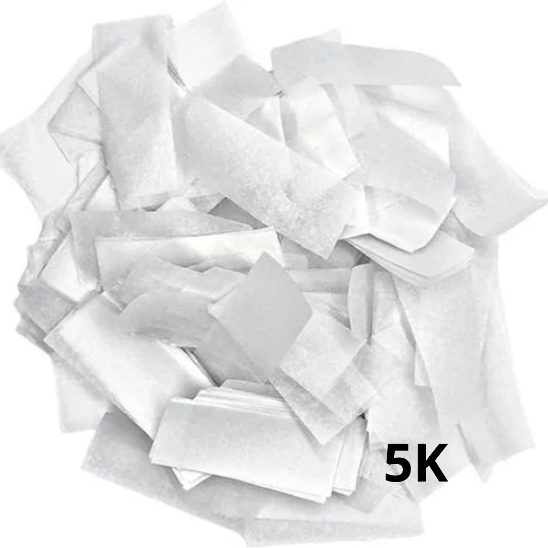 Papel Confetti Blanco 5K