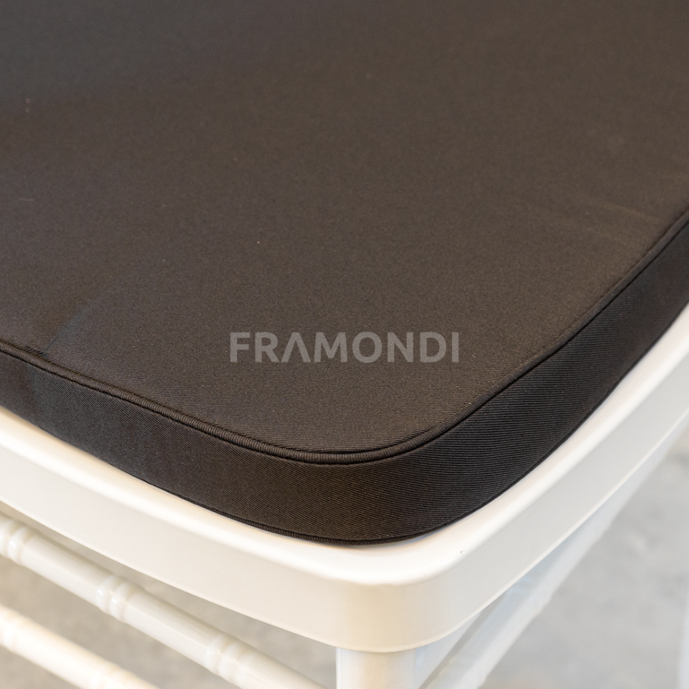 Cojin Negro Chiavari 40Mm (Alta Densidad)Cojin