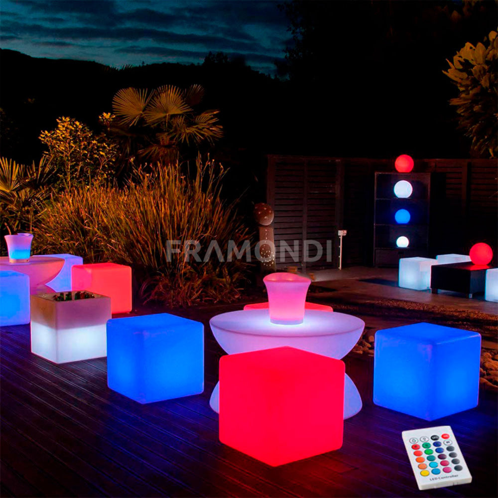 Cubo Led 50X50 Cm Mueble Led