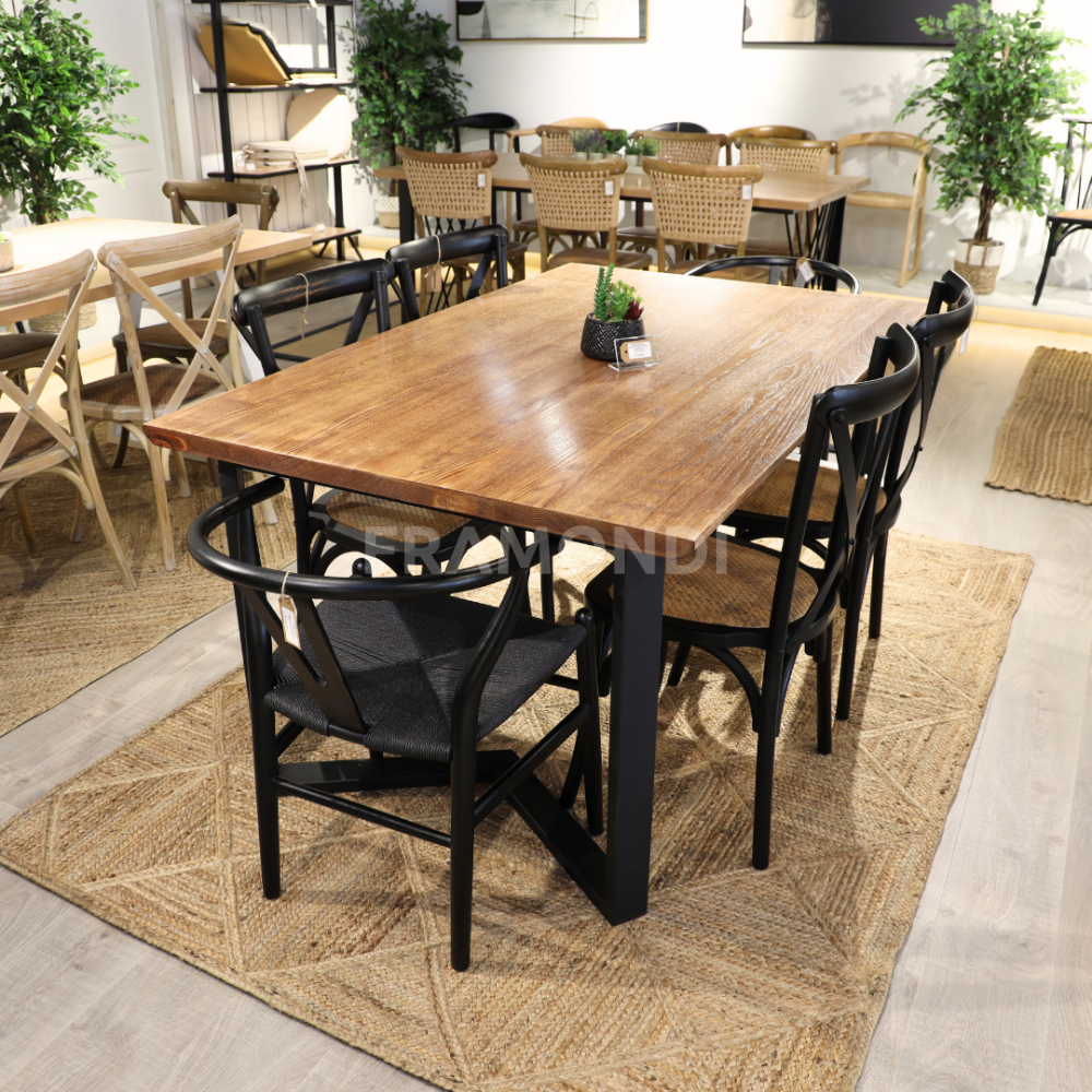 Mesa Filippa Roble 6P 160X100 Cm Mesa