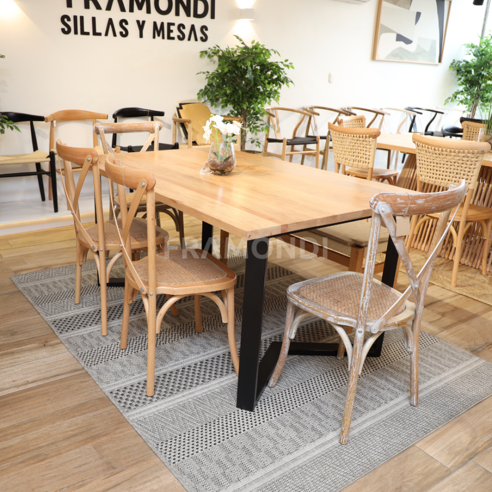 Mesa Filippa Roble Americano 180X100Cm Mesa