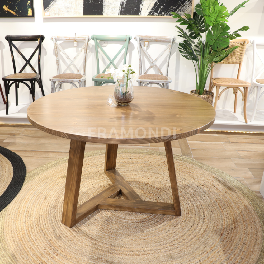 Mesa Roberta Pino 120Cm Mesa