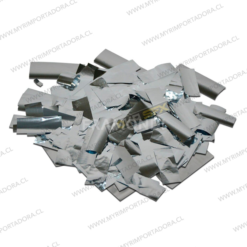 Papel Confetti Plateado 5 Kilos Fx