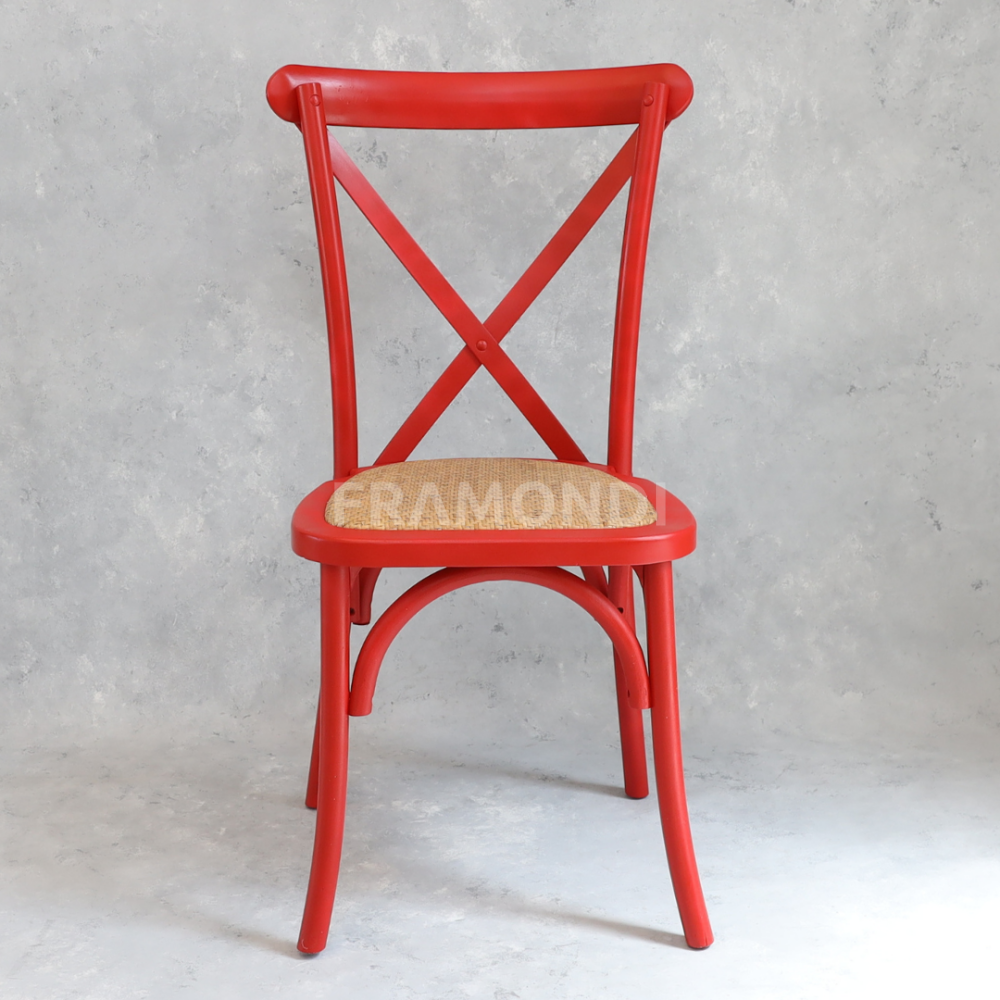 Silla Crossback Roja Sillas