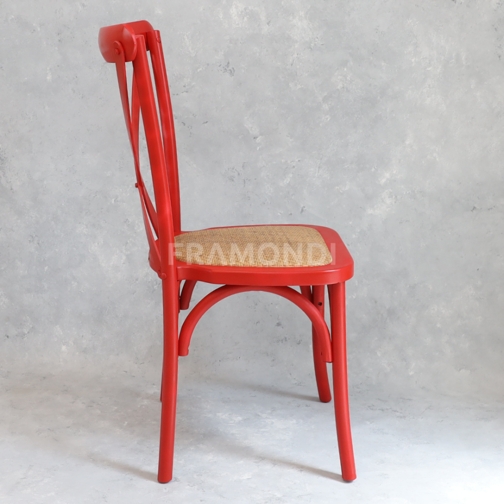 Silla Crossback Roja Sillas