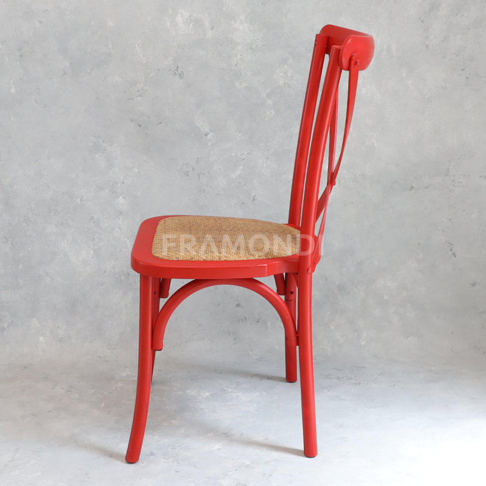 Silla Crossback Roja Sillas