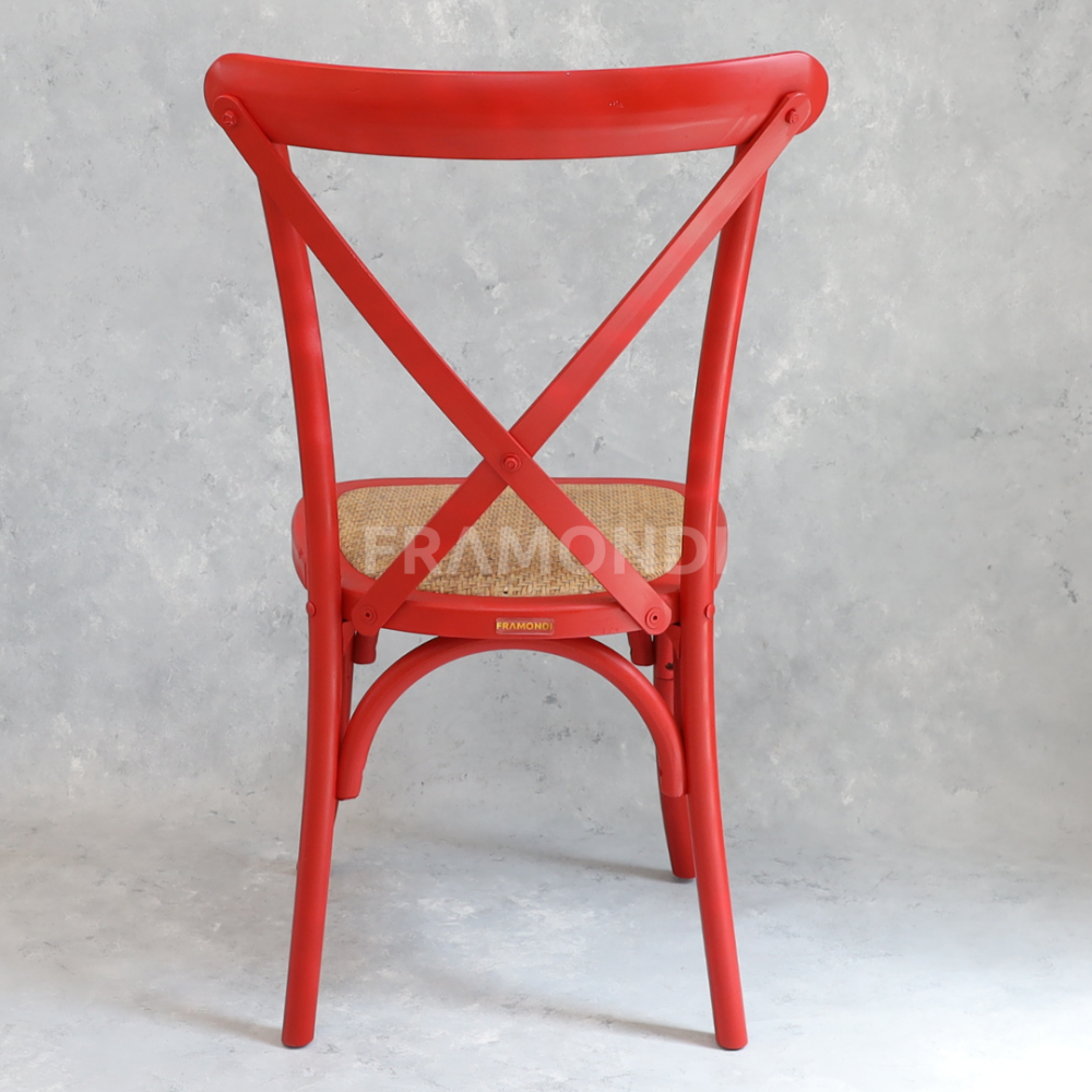 Silla Crossback Roja Sillas