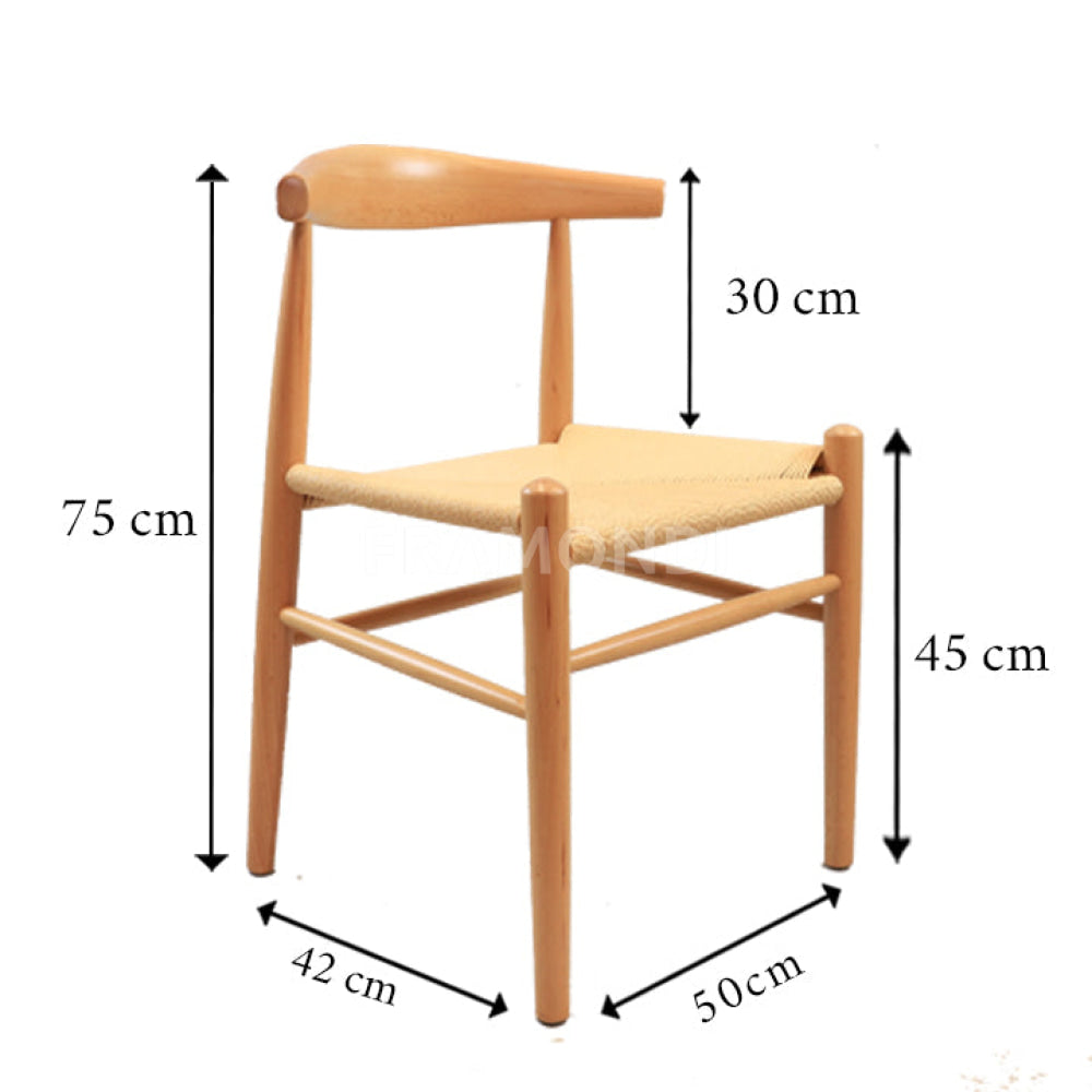 Silla Elbow Negra Sillas