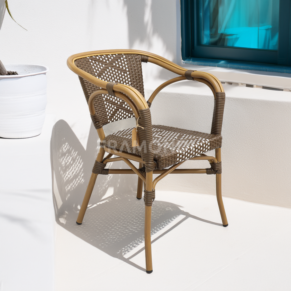 Silla Parisina (Brazos) Café Sillas