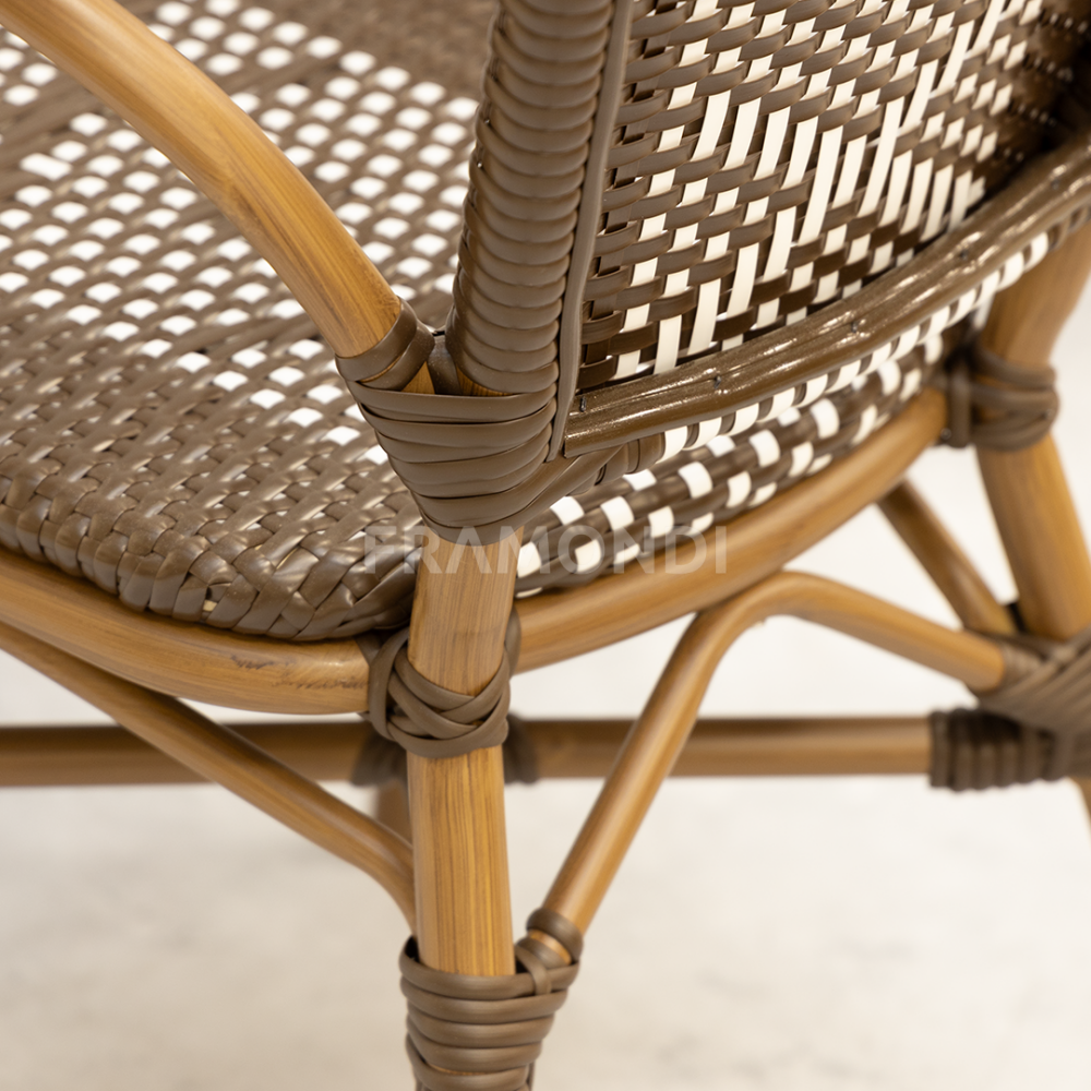 Silla Parisina (Brazos) Café Sillas