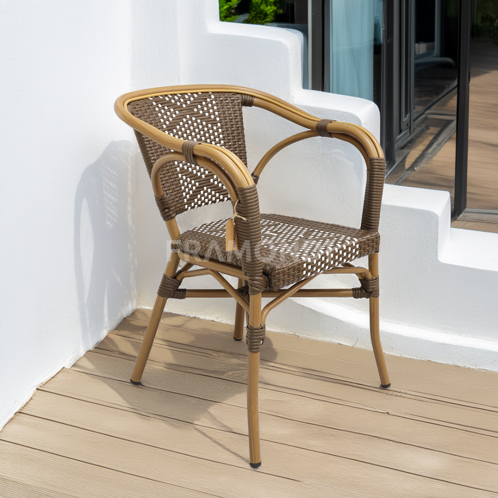 Silla Parisina (Brazos) Café Sillas