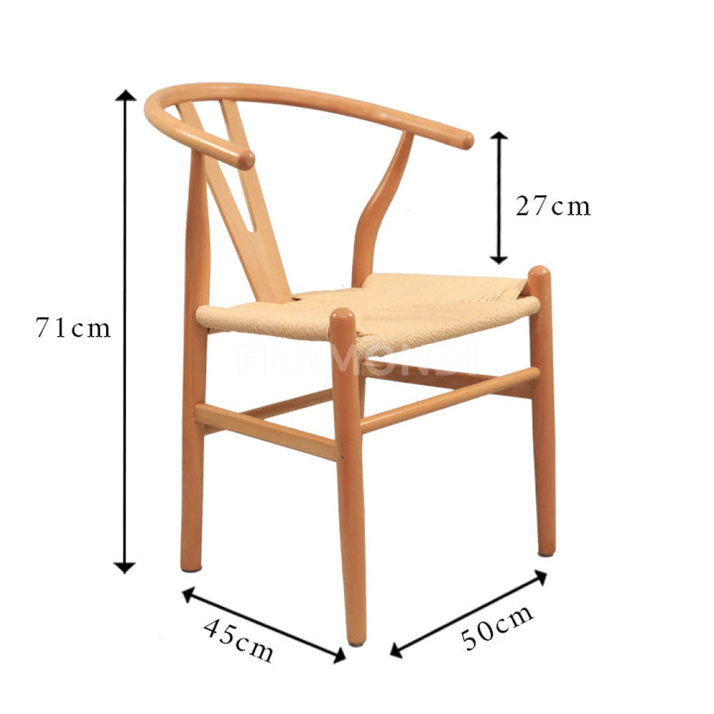 Silla Wishbone Negra Vintage Sillas