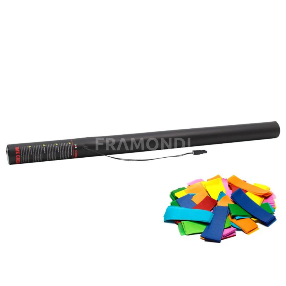 Tubo Confetti 80Cm Electrico Mixto (5 Unidades) Fx