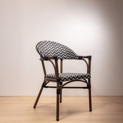 SILLA PARISINA (BRAZOS) ZIG-ZAG