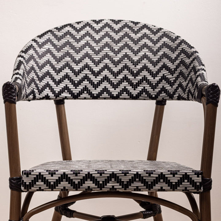 SILLA PARISINA (BRAZOS) ZIG-ZAG