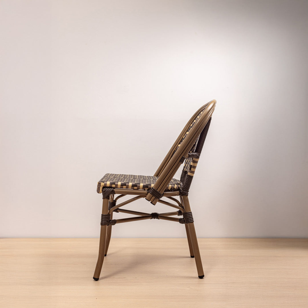 SILLA PARISINA (S/B) CAFÉ Y CREMA