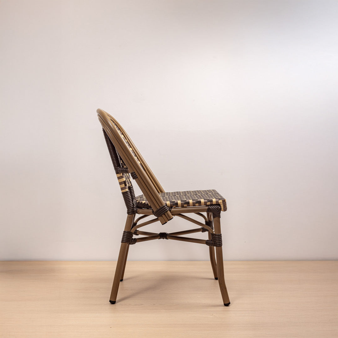 SILLA PARISINA (S/B) CAFÉ Y CREMA