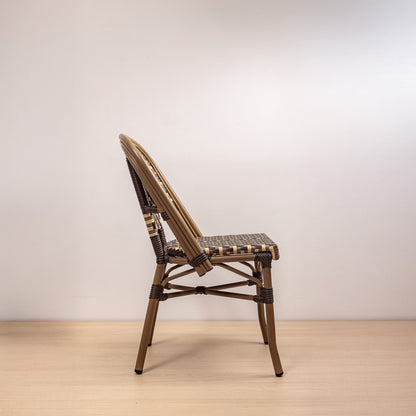 SILLA PARISINA (S/B) CAFÉ Y CREMA