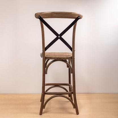 Taburete Crossback Roble