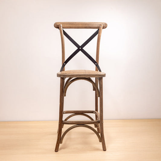 Taburete Crossback Roble