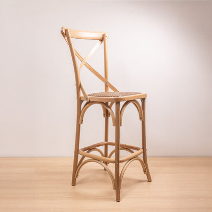 Taburete Crossback Natural