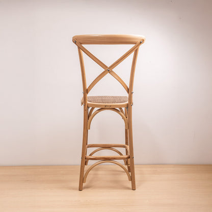 Taburete Crossback Natural
