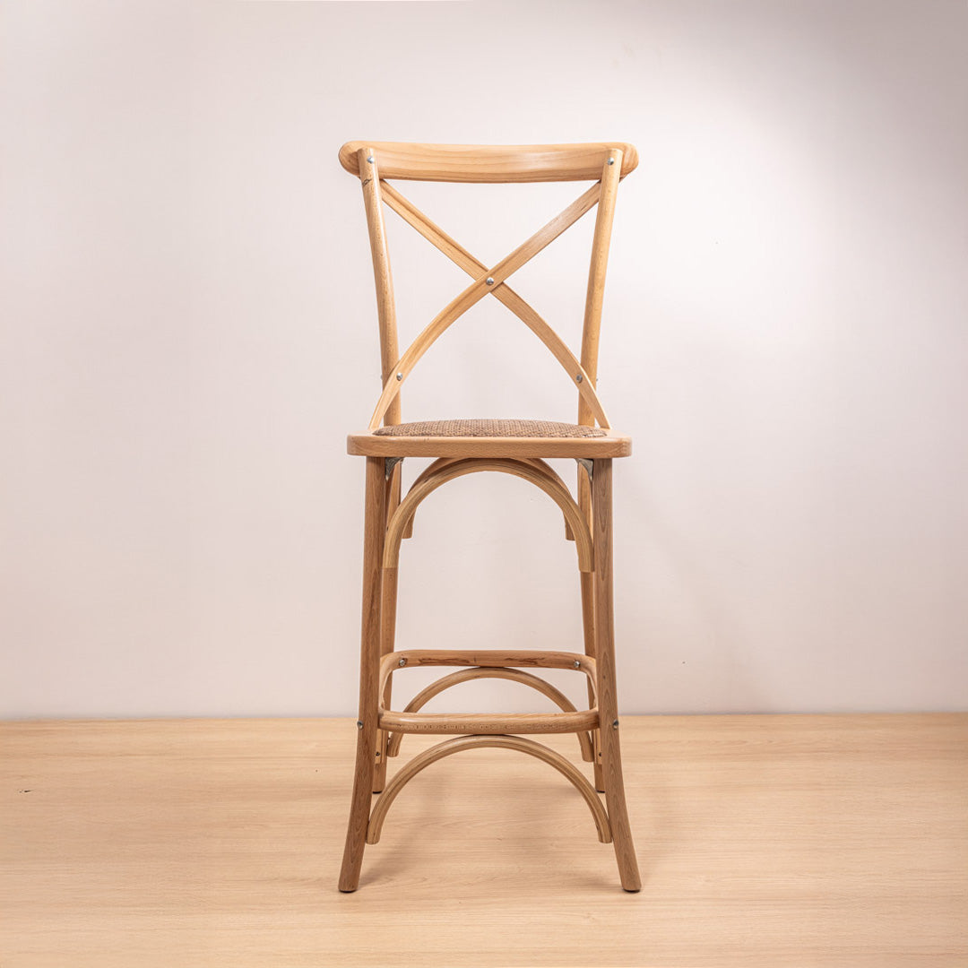 Taburete Crossback Natural