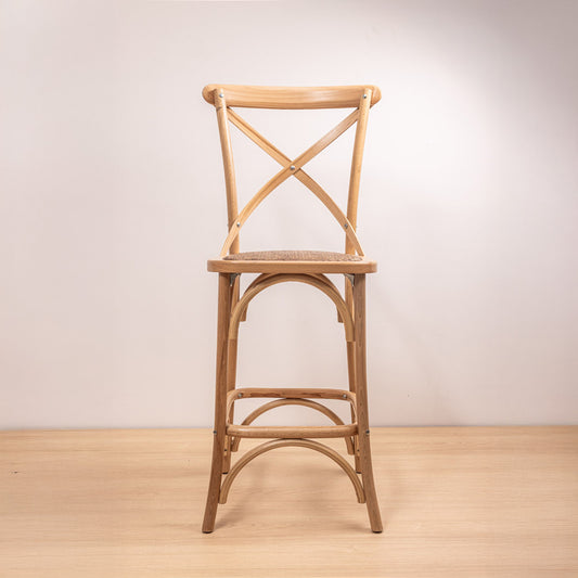 Taburete Crossback Natural