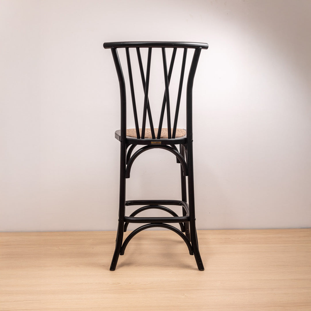 Taburete Crosswood Negro