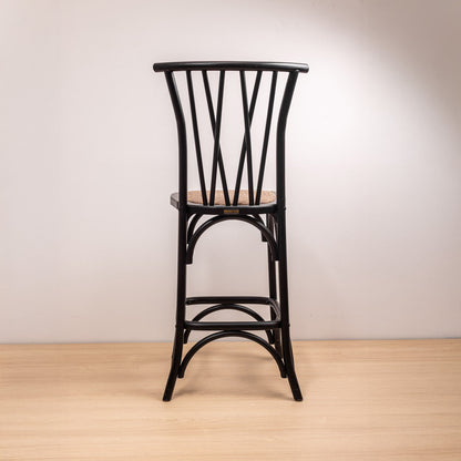 Taburete Crosswood Negro