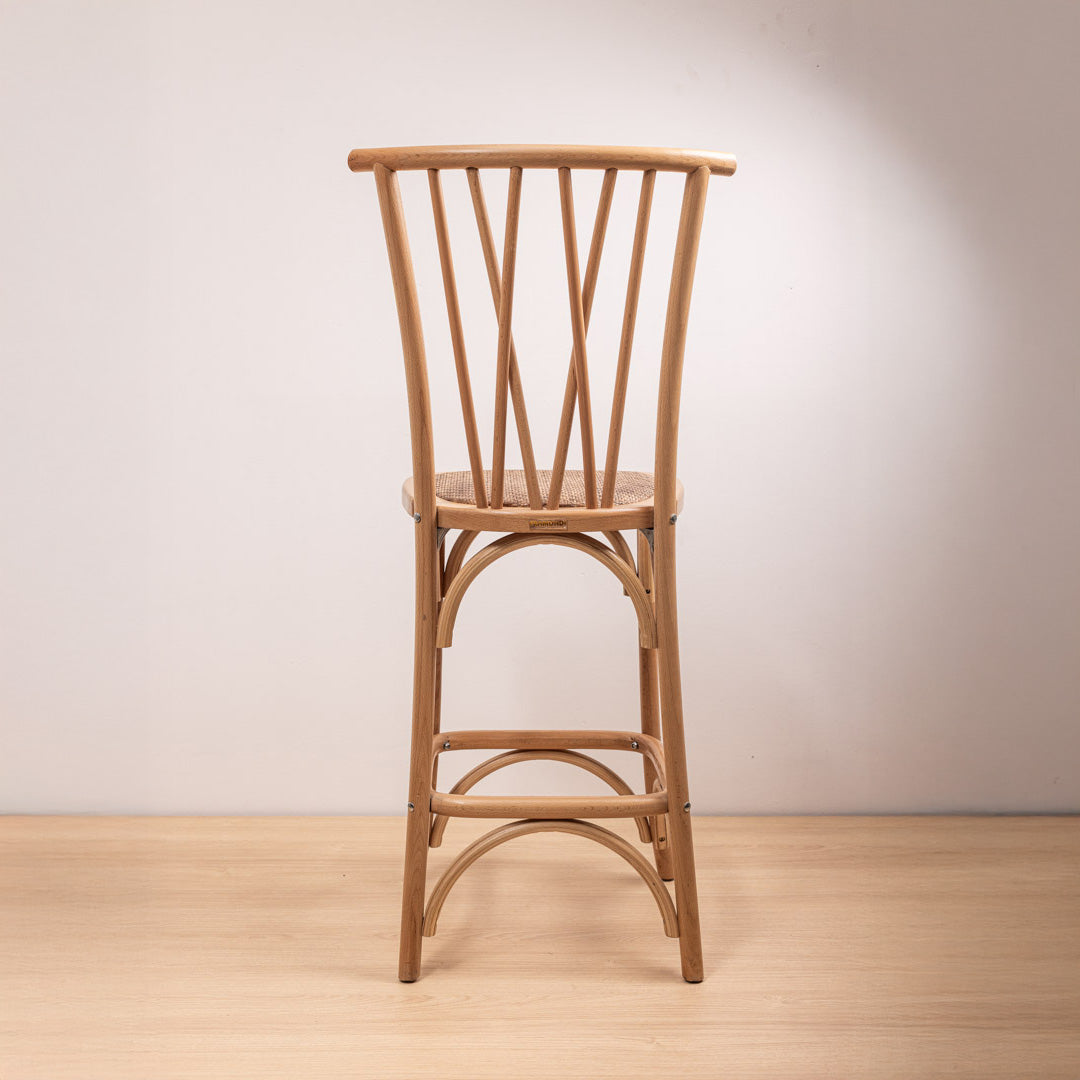 Taburete Crosswood Natural