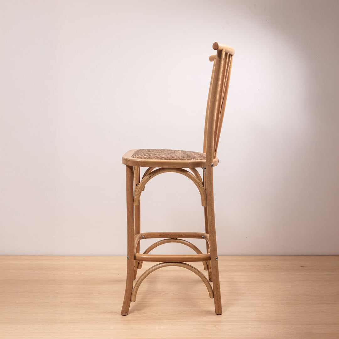 Taburete Crosswood Natural