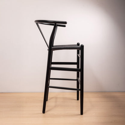 Taburete Wishbone Negro Black