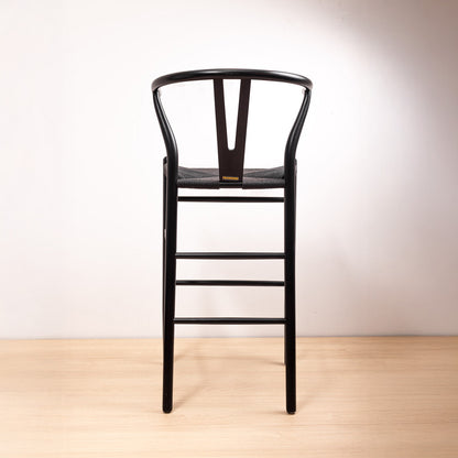 Taburete Wishbone Negro Black