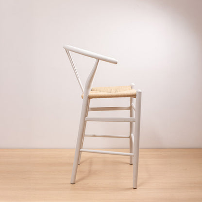 Taburete Wishbone Blanco