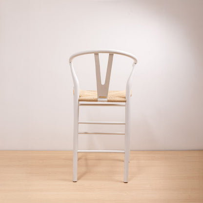 Taburete Wishbone Blanco