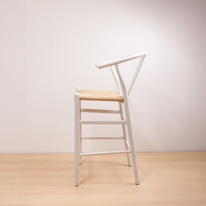 Taburete Wishbone Blanco
