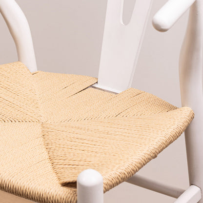 Taburete Wishbone Blanco