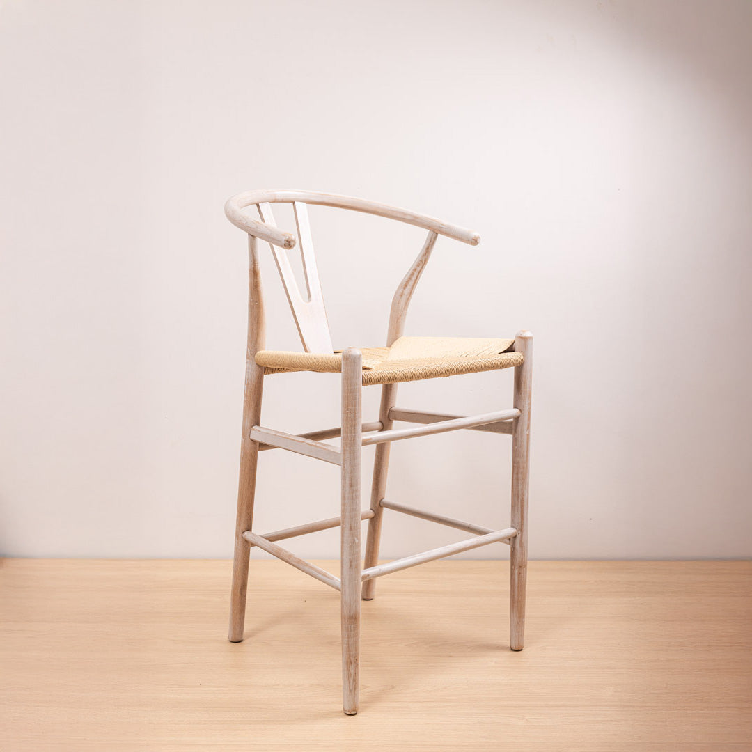 Taburete Wishbone Lemon