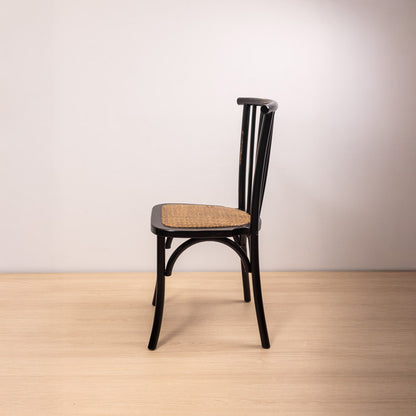Silla Crosswood Negra Vintage