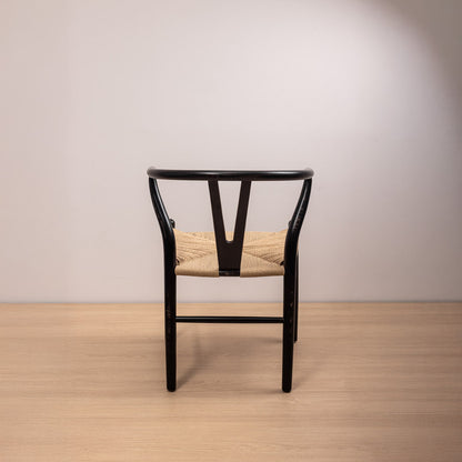 Silla Wishbone Negra Vintage