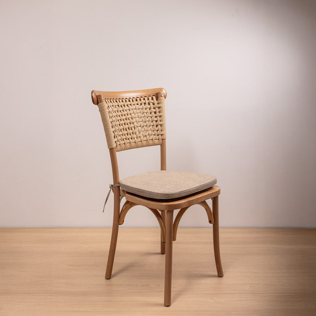 Cojín Crossback Beige Lino 30mm