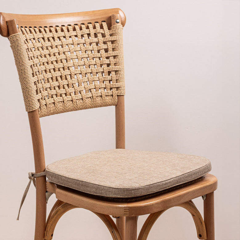 Cojín Crossback Beige Lino 30mm