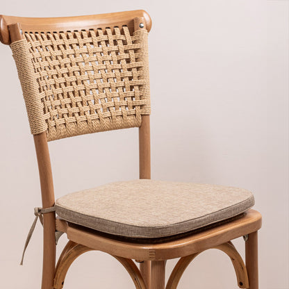 Cojín Crossback Beige Lino 30mm