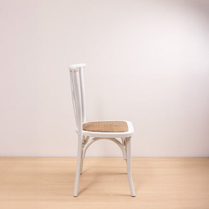 Silla Crosswood Blanca